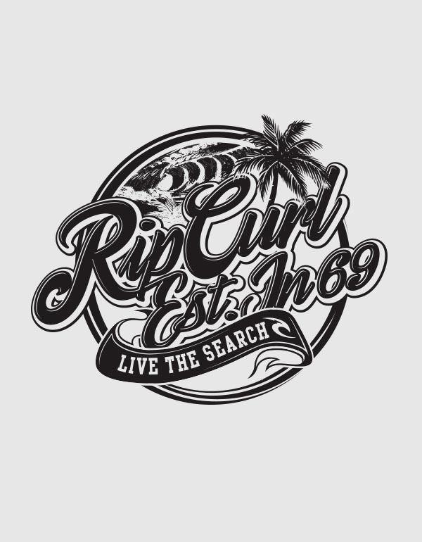 Rip Curl Logo - Rip Curl Lockups by Ross Dickson, via Behance. Typography