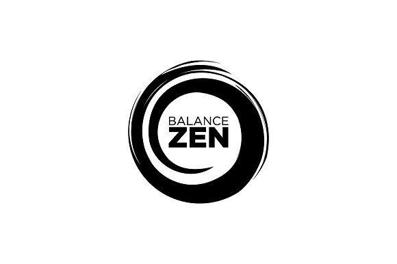 Creative Zen Logo - Balance Zen Energy Logo Logo Templates Creative Market