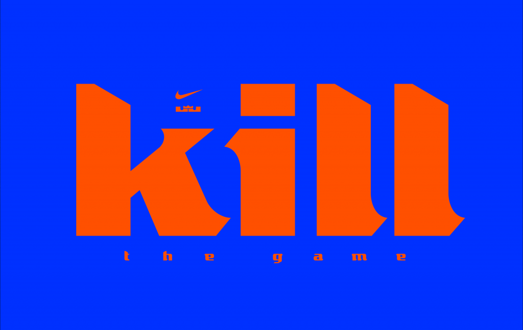 New LeBron James Logo - LeBron James is Now a Typeface | DesignMantic: The Design Shop