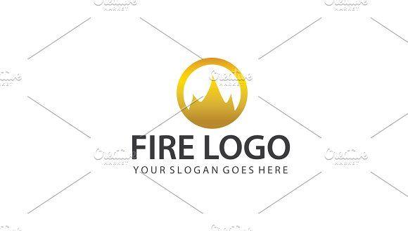 Abstract Fire Logo - Abstract Fire Logo Template ~ Logo Templates ~ Creative Market