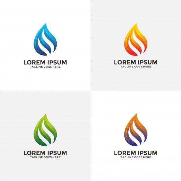Abstract Fire Logo - Flame, abstract fire logo design template | Logo | Logo design ...