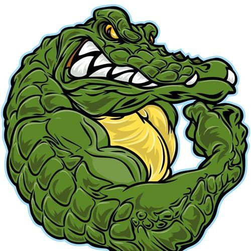 Crocodile Football Logo - Gators - BGMR - Badger, Minnesota - Football - Hudl