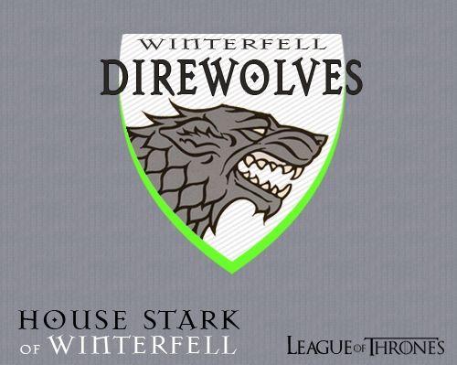 Crocodile Football Logo - Winterfell Direwolves - Logo