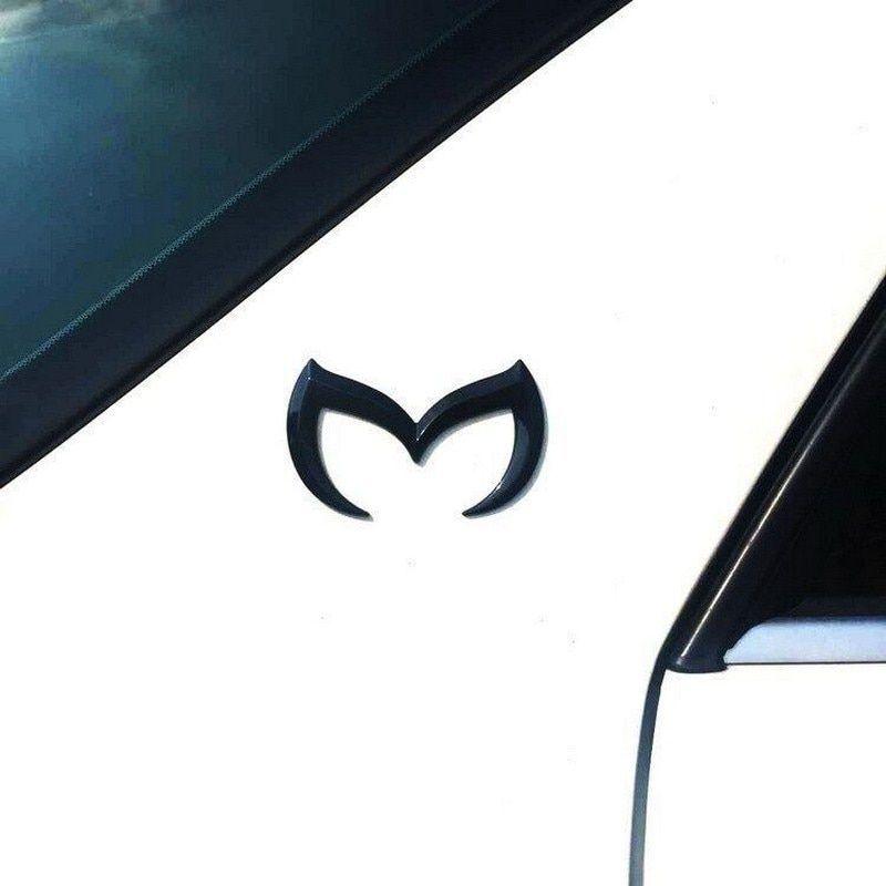 Silver Automotive Logo - Universal 3D Batman LOGO Car Sticker Auto Emblem Logo For Mazda ...