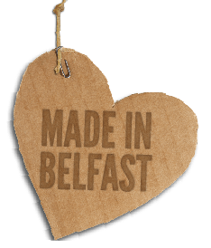 Resturants Golden Logo - Made In Belfast