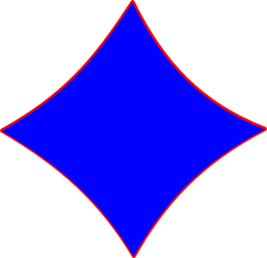 Blue Diamond Shaped Logo - Diamond shaped clipart