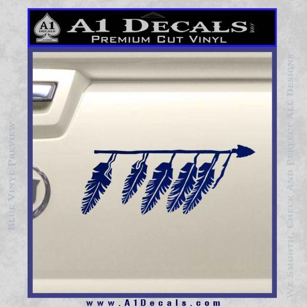 Indian Spear Logo - Indian Spear Feathers Decal Sticker » A1 Decals