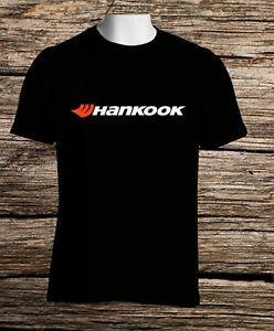 Hankook Logo - Hankook Tyres Logo Black T-shirt Men's Black Tshirt S to 3XL | eBay