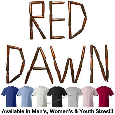 Red Dawn Products Logo - Red Dawn - Bullet Logo - Showtown Tees