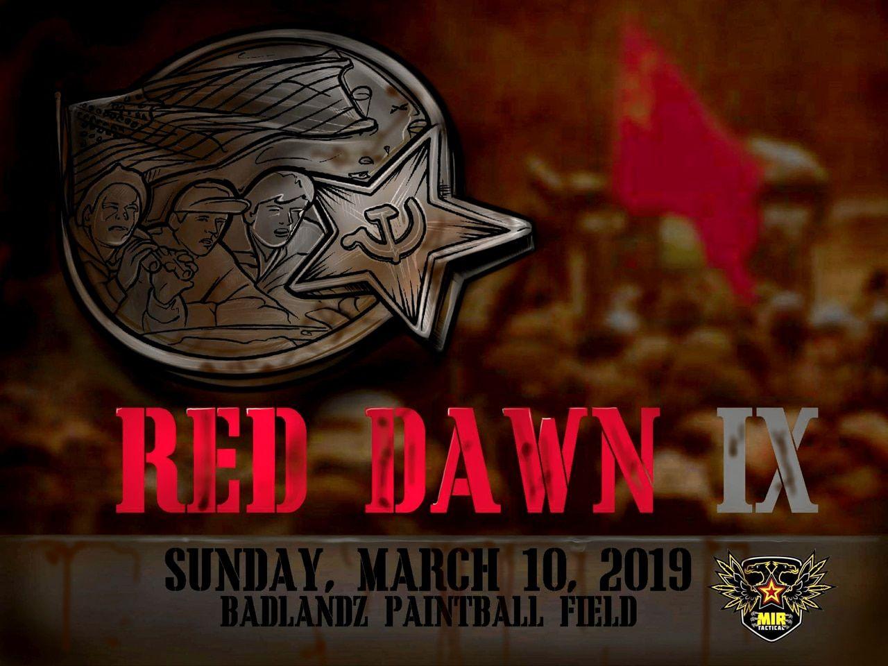 Red Dawn Products Logo - RED DAWN IX - 03/10/2019 - MiR Tactical