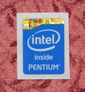 Intel Pentium 5 Logo - Intel Pentium Inside Sticker 15.5 x 21mm 2013 Version Haswell Case ...
