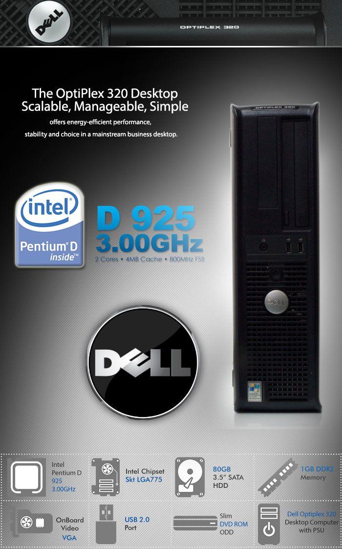 Intel Pentium 5 Logo - Intel Pentium D 3.00GHz Dell Optiplex desktop