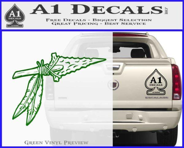 Indian Spear Logo - Indian Spear Tip Decal Sticker » A1 Decals