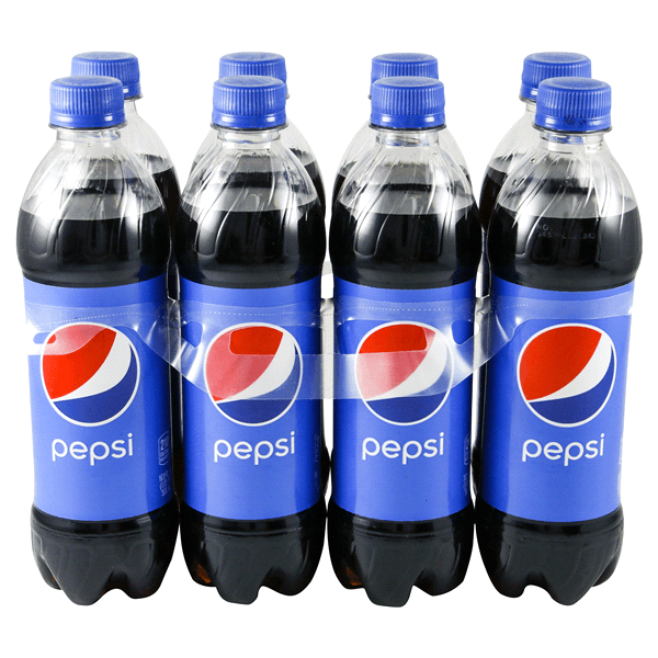 Pepsi Bottle Logo - Pepsi 16.9 oz. 8 pk. plastic bottles | Meijer.com