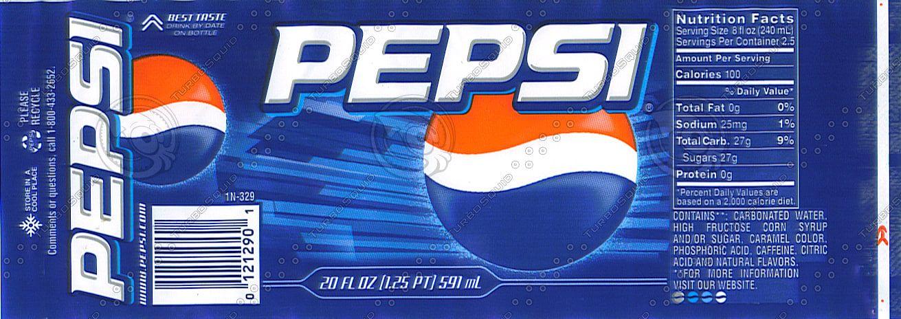 Pepsi Bottle Logo - Texture Other pepsi label bottle