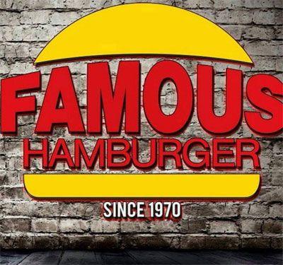 Resturants Red Hamburger Logo - Famous Hamburger Canton - Reviews and Deals at Restaurant.com