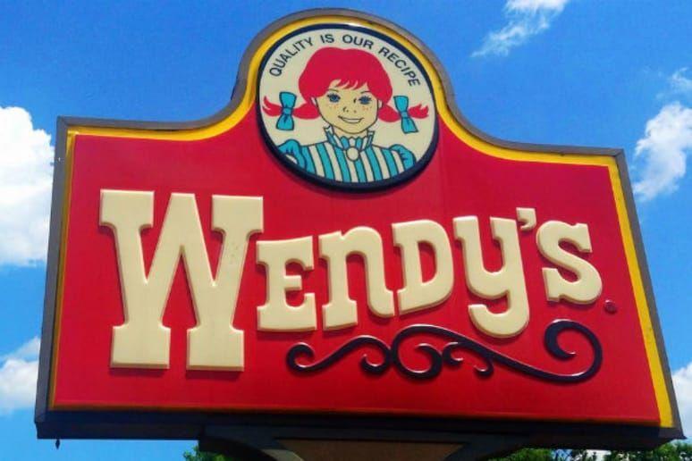 Resturants Red Hamburger Logo - Wendy's 