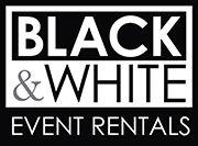 Rent Black and White Logo - Black and White Party Rentals