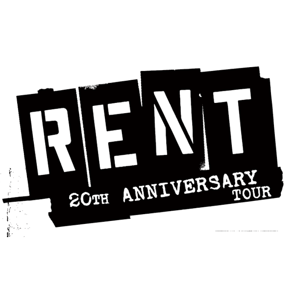 Rent Black and White Logo - West Large Tile - The Booking Group