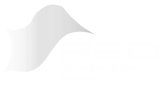 White Red Technology Logo - Red Technology & Security Solutions |