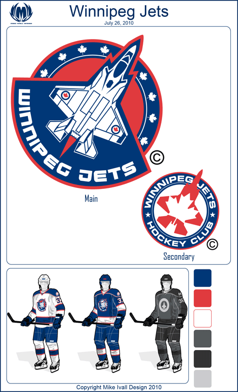 Winnipeg Jets Concept Logo - Winnipeg Jets