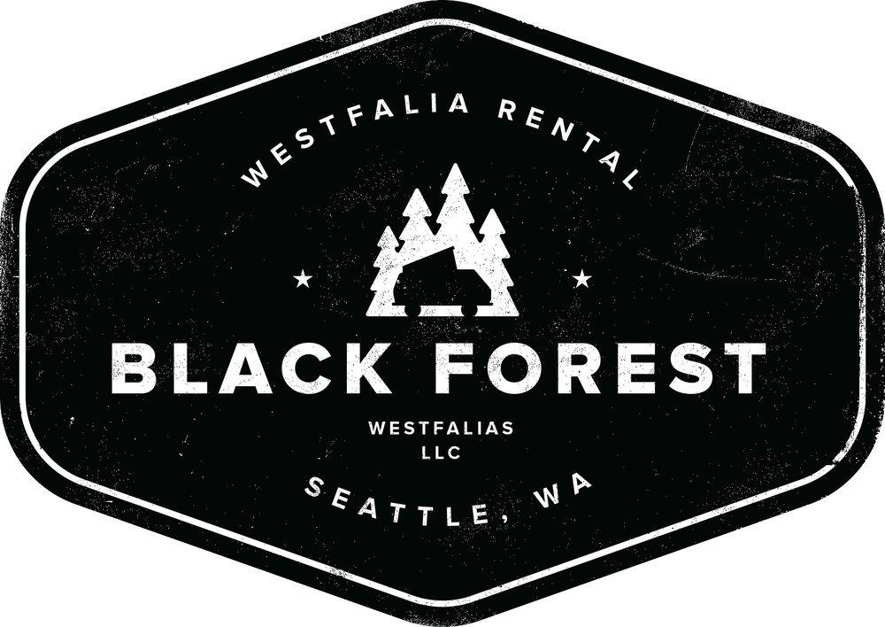 Rent Black and White Logo - VW Camper Van Rental for Seattle and the Pacific Northwest