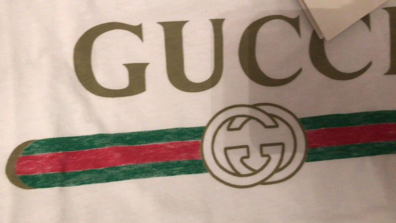 Vintage Gucci Logo - Gucci Vintage Tshirt Unboxing!