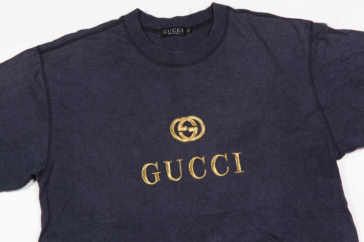 Vintage Gucci Logo - Vintage Gucci Logo T Shirt
