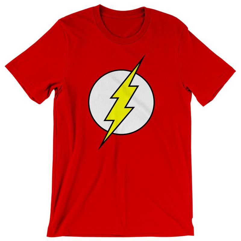 Flash Superhero Logo - The Flash Superhero Logo Men'S T Shirt