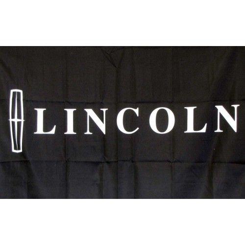 White Lincoln Logo - Lincoln Logo Car Lot Flag (F 1863)