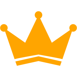 Orange Crown Logo - Orange crown 3 icon - Free orange crown icons