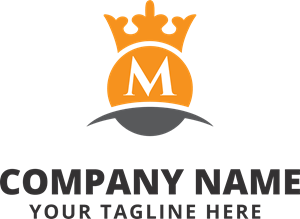 Orange Crown Logo - Orange background with a crown Logo Vector (.EPS) Free Download