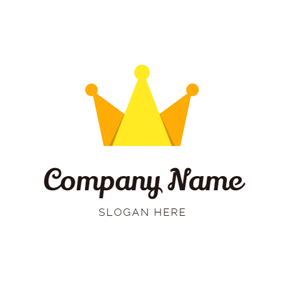 Orange Crown Logo - Free Crown Logo Designs. DesignEvo Logo Maker