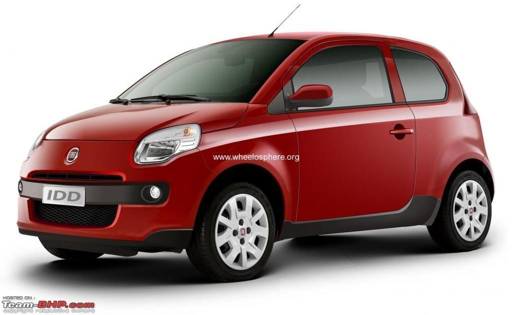 Indian Red Car Logo - FIAT'S India bound Small Car - Team-BHP