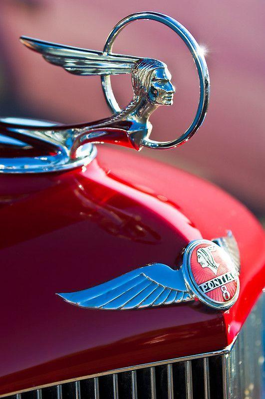 Indian Red Car Logo - ❤ Pontiac Indian Car Hood Ornament.Re Pin Brought To You