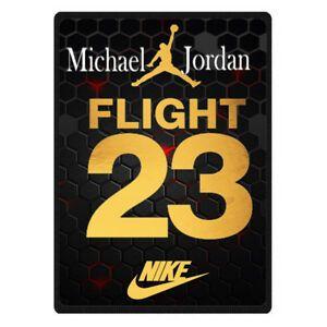 Michael Jordan Flight Logo - one side picture for blanket michael jordan flight size 58 x 80 inch ...