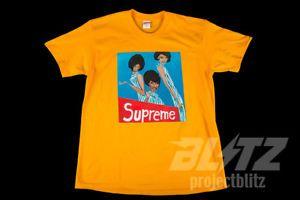 Orange and Black Box Logo - SUPREME GROUP TEE BRIGHT ORANGE S M L XL FW18 T-SHIRT RED BLACK BOX ...