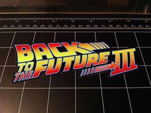 BTTF Logo - Back to the Future 3 movie logo style decal / sticker bttf Marty ...