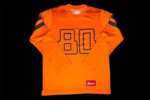 Orange and Black Box Logo - supreme digi football top orange m medium fw13 2013 red black box ...