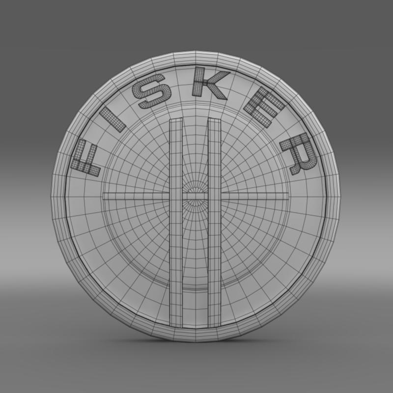 Fisker Logo - Fisker Logo 3D Model