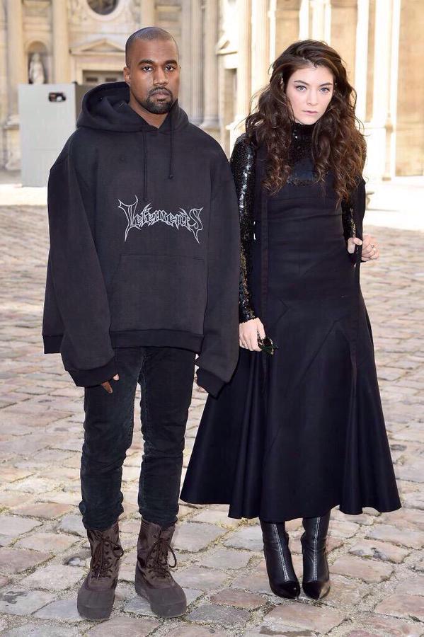 Kanye West Logo - Poll: What Unreadable Band Logo Hoodie is Kanye West Sporting at
