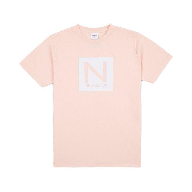 Orange and Black Box Logo - NEW BLACK Logo T Shirt, Rose € 50 Shirts Short Sleeve