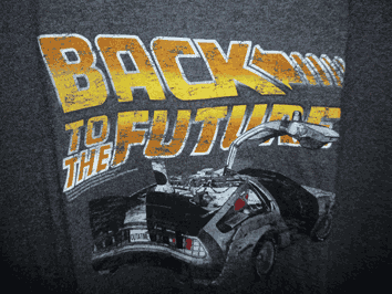 BTTF Logo - Back to the Future 'The Delorean' T-Shirt