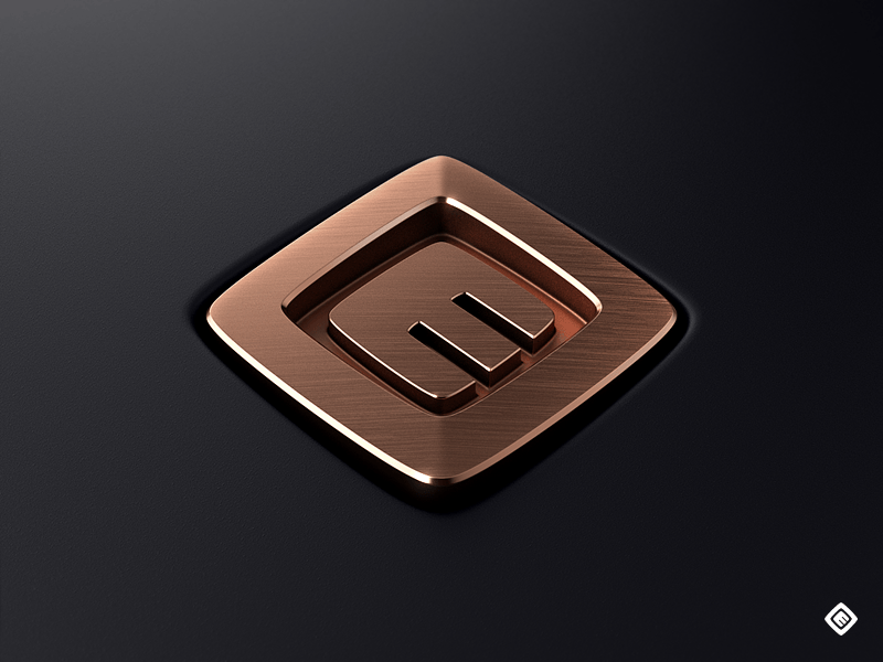 Copper Colored Logo - Copper Emblem by Mikael Eidenberg | Dribbble | Dribbble