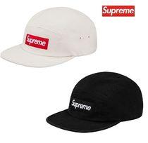 Orange and Black Box Logo - SUPREME Washed Canvas Camp Cap Orange Blue Black box logo tnf S//S