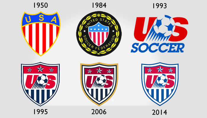 Old Usa Logo - Stars And Stripes: The Evolution Of The USA Jersey And Crest ...