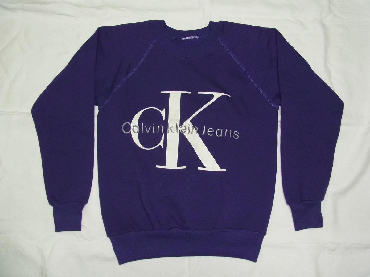 Old Usa Logo - beautiful goods * 90sb-toCK Calvin Klein Calvin * Klein Logo sweat ...