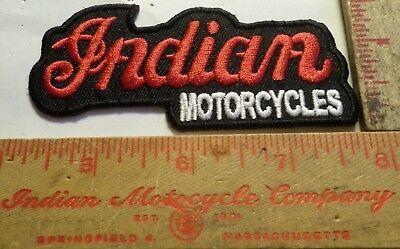 Old Usa Logo - VINTAGE INDIAN MOTORCYCLE logo patch collectible old USA cycle biker ...