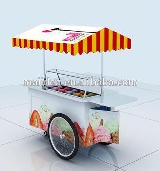 Fast Food Ice Cream Logo - With Your Logo Modern Style Fast Food Cart, Mobile Food Cart, Ice