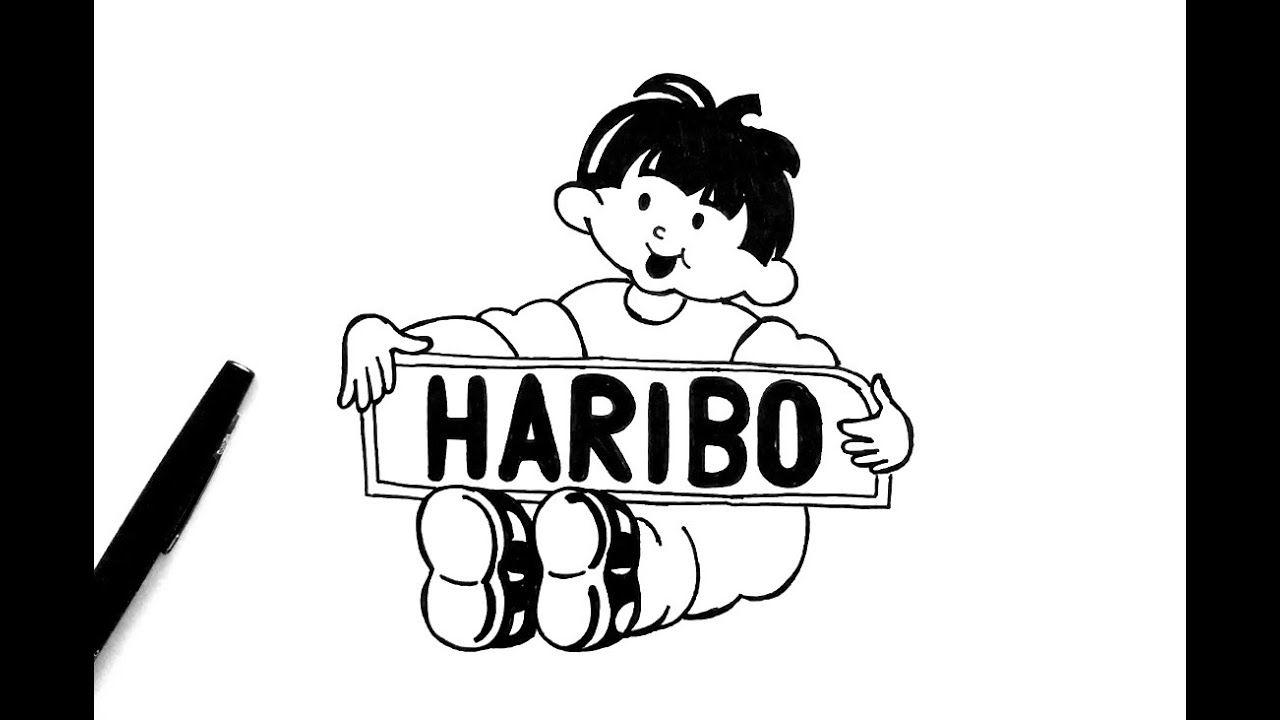 Haribo Logo - Comment dessiner le Logo Haribo - YouTube